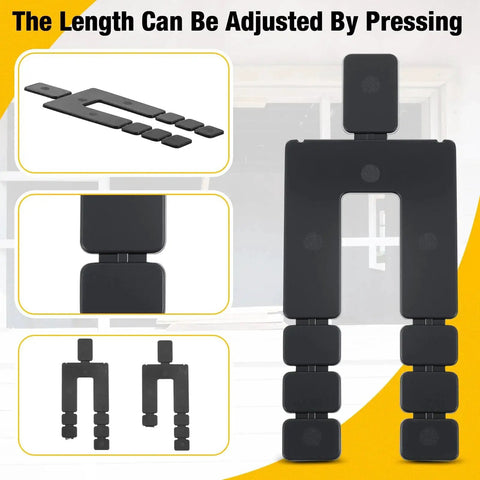 Black Shims For Windows And Doors One Sixteenth Inch By Three And A Half Inches shown in adjustable layout