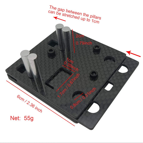 Must Have Carbon Fiber Welding Jig Wire Station With Pocket Hole For XT60 XT90 Connectors Soldering Clamp Craft Tool