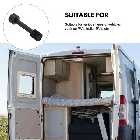 Image of a camper van interior suitable for vehicle modifications with a Heavy Duty Manual Hydraulic Knockout Punch Driver Kit With Locking Rod Cover For Metal Conduit And Sheet Metal Cutting Built To Last Delivers Clean Precise Holes Fast Install And Pro Grade Performance insert.