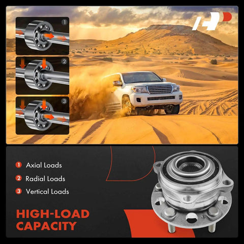 Wheel Bearing And Hub Assembly 5 Lug Front And Rear Fit Kia Sorento 2019 2020 for high-load capacity in desert conditions
