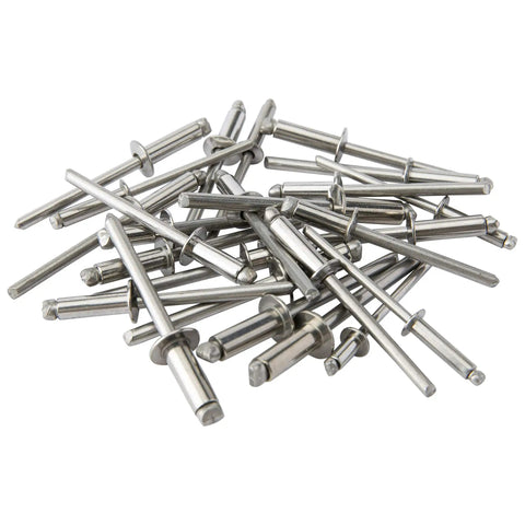 Stainless Steel Blind Rivets 3/16 x 1/2 Inch 4.8 x 12.7 Mm, 100-Pack Pop Rivets For Heavy Duty Auto Marine DIY Projects, Tough As Nails Corrosion And Acid Resistant Fastening By ISPINNER