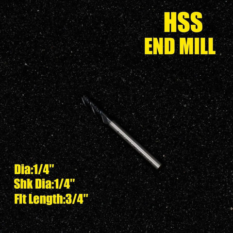 Roughing End Mill For Milling Metal Steels With HSS Square Nose 4 Flute Fine Tooth Bit 1 Quarter Inch Shank And 3 Quarter Inch Flute Length For High Efficiency Material Removal JESTUOUS