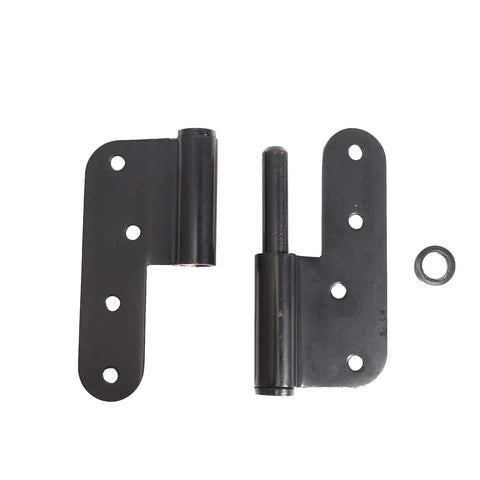 Heavy Duty Lift Off Door Hinges Set 4 Inch By 3 Point 5 Inch H Shaped Detachable Hinges Black 201 Stainless Steel Two Point Eight Millimeter Thick