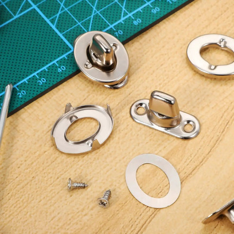 Kisangel marine twist-lock fasteners and turn-button hardware set with eyelet studs and mounting screws, 20-set kit