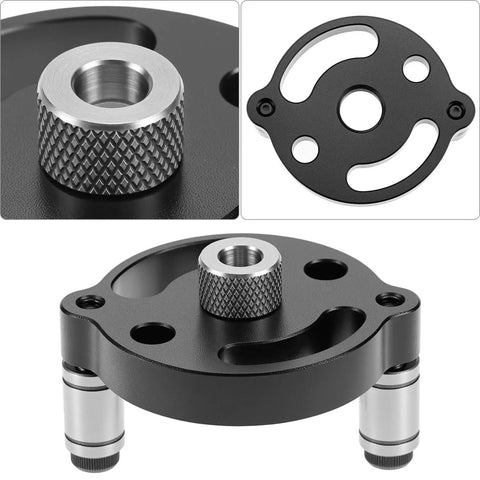 Self Centering Doweling Jig With Straight Hole Guide For Precise Woodworking Including 6mm 8mm And 10mm Bushings And Accurate Hole Locator