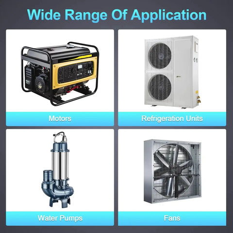 Wide range of applications for Heavy Duty Motor Control Box With Built In AC Contactor 220V 2HP; motors, refrigeration, water pumps, fans