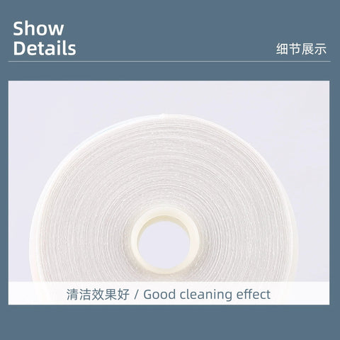Fiber optic cleaner tape spool, white roll for FC/SC/ST endface cleaning