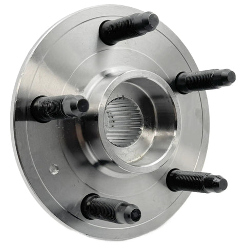 Close-up of Cadillac Wheel Bearing And Hub Assembly 2Pcs Set For 2008 2019 CTS XTS Camaro And Impala Front And Rear Replacement Wheel Hub Bearings Durable Alloy Construction