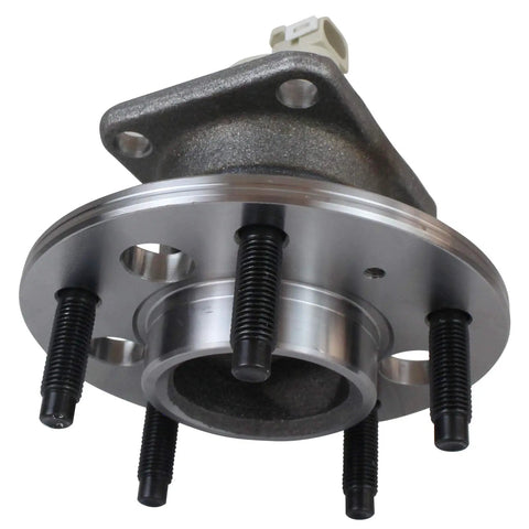 Rear Wheel Bearing Hub Assembly 512150 With ABS, 5 Lug, FWD, visible from side, highlighting lug pattern and ABS feature