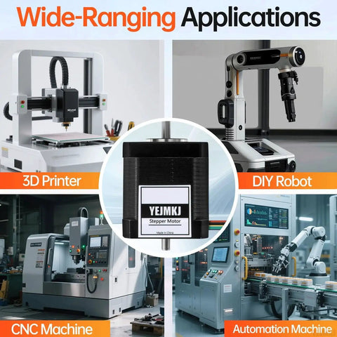 Dual Shaft Nema 17 Stepper Motor High Torque For 3D Printer DIY CNC Robot Machine application examples