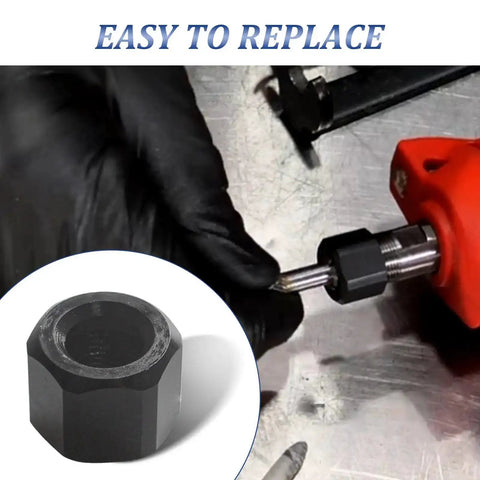Quarter Inch Collet Nut Replacement for 2485-20 2486-20 2784-20 5192 5194 5196 Die Grinders and 2723-20 Compact Router installation