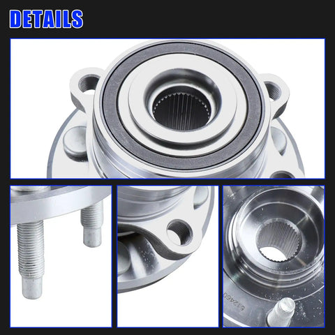 Heavy Duty Front Wheel Hub Bearing Assembly For 2011 2018 Explorer And 2013 2018 Police Interceptor Utility 5 Lug With ABS Direct Replacement WE60589 BR930809 Absolute Fit And Reliable Performance details