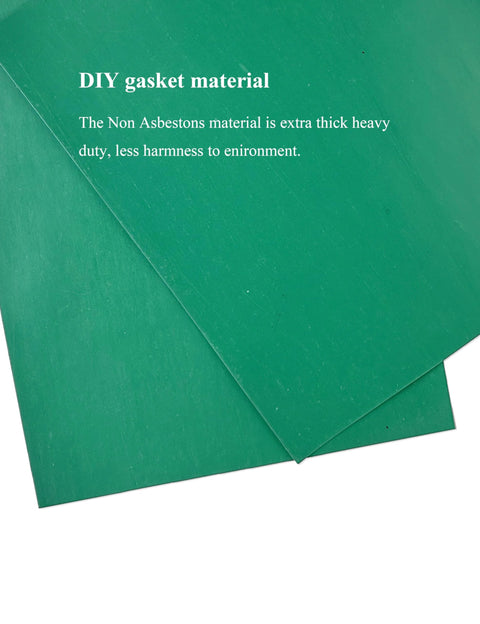 YAMAKATO Q3S gasket paper sheets, green non-asbestos gasket material for automotive DIY.