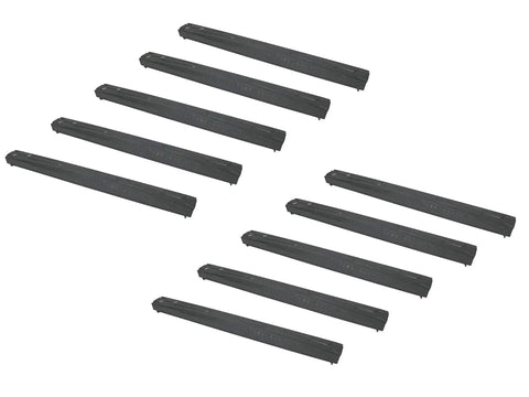 Blanking Panel 1U 19 Inch Rack Mount Kit Black 10 Pack for Server Cabinets and Network Racks Toolless Plastic Spacer Panels