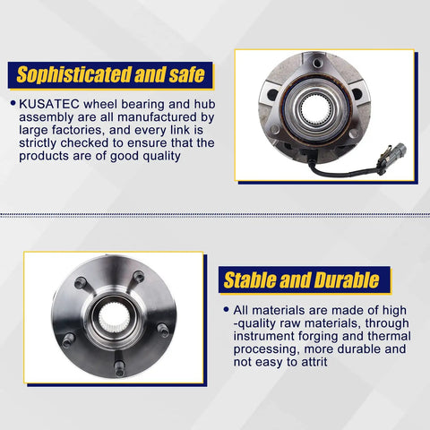 Front Wheel Bearing And Hub Assembly 2 Pack With 5 Lug Bolts And ABS For Saturn Vue 2002 2007 Chevy Equinox 2005 2006