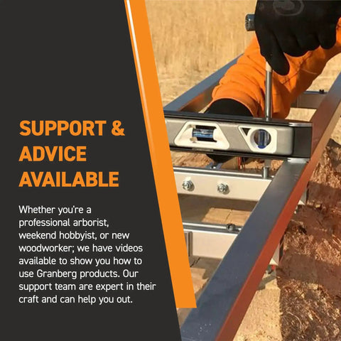 10 Foot EZ Rail Sawmill Kit For Chainsaw Milling Portable Linear Sawmill Rail System With Aluminum Rail Log Cutting Attachment setup