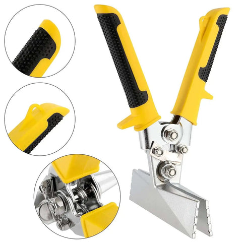 6 Inch Sheet Metal Hand Seamer With Straight Jaw Pliers For Bending Seaming And Flattening Metal Sheets Anti Slip Handles