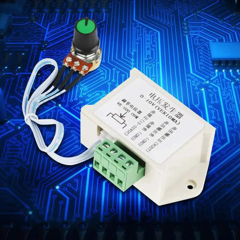 Adjustable 0 To 10V Analog Output Voltage Generator Module For PLCs And Microcontrollers 10mA Maximum Current on circuit board
