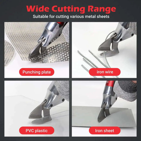 Sheet Metal Cutter Drill Attachment For Electric Drills, Heavy Duty Shear For Cutting Iron And Aluminum, tool cutting various materials