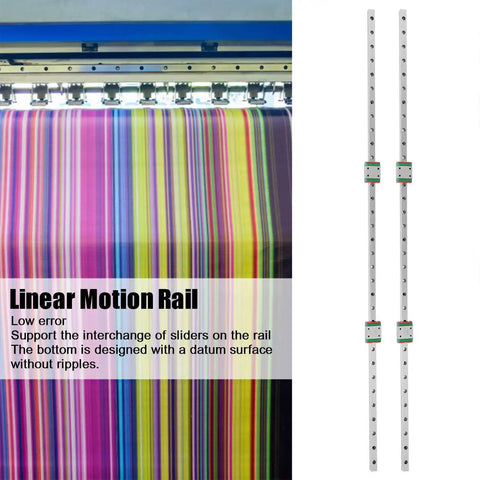 Ultra Smooth Pro Grade Heavy Duty Linear Motion Rail Kit For CNC Machines With Alloy Steel Guide and Four Slider System