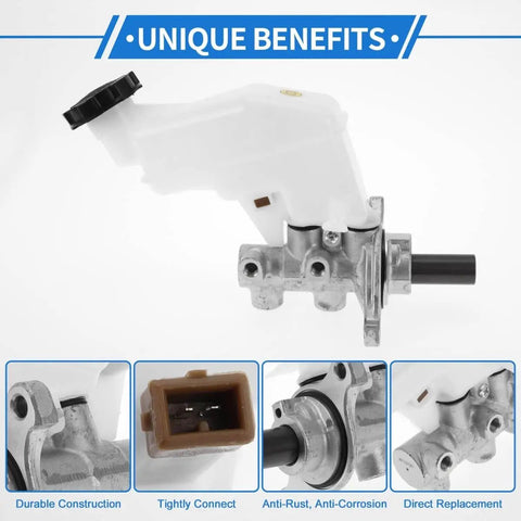 Brake Master Cylinder With Reservoir For Hyundai Elantra 2011 2014 Hydraulic Master Cylinder Replacement Easy Install