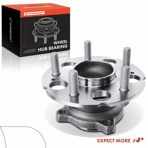 Rear Wheel Bearing And Hub Assembly 5 Lug Fit For Honda CRV 2007 To 2011, Accord Crosstour 2010 To 2011, Crosstour FWD Replacement