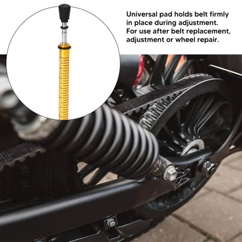 Heavy Duty Belt Tension Gauge Tool With L Shaped Pad Adjustable Up To 10 Pounds For Motorcycle And Car Belts Fast Readout