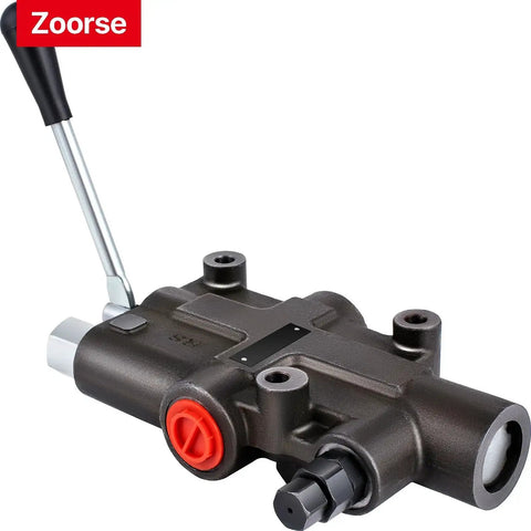 One Spool Hydraulic Directional Control Valve For Tractors And Loader Applications, 21 GPM At 3625 PSI, aluminum and iron construction