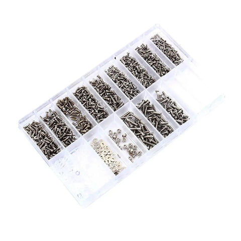 Eyewear Repair Kit For Glasses And Sunglasses With Stainless Steel Screws And All In One Tools in a compact case
