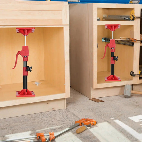 Adjustable Third Hand Pole For Cabinet Installation 11.8 To 23.5 In 78 Lb 2 Pack holding cabinets during installation