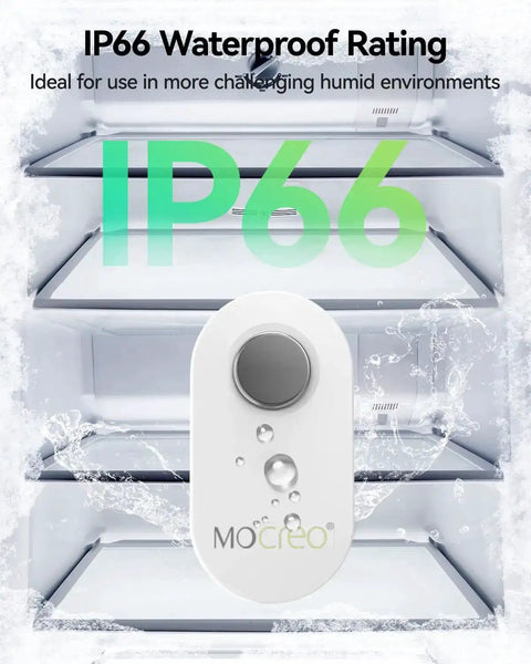 Long Range WiFi Remote Thermometer With Freezer Alarm And App And Email Alerts One Third Mile Range IP66 Waterproof Digital Monitor
