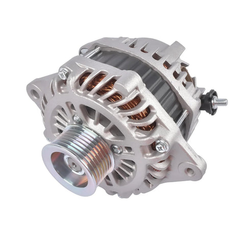 Front view of Alternator Replacement For Nissan Altima Quest Maxima Murano Pathfinder 2006 To 2016 130 Amp 12 Volt