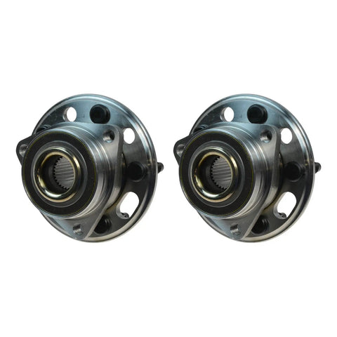 Two Piece Wheel Bearing And Hub Assembly Set For 2010-2017 Equinox, 2014-2017 Impala, metal construction, side view