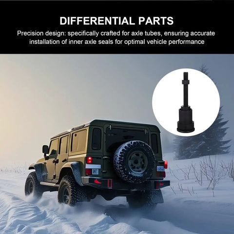 Pro Grade Front Axle Seal Installation Tool Kit With Differential Seal Fitting For Off Road Vehicles, shown with jeep