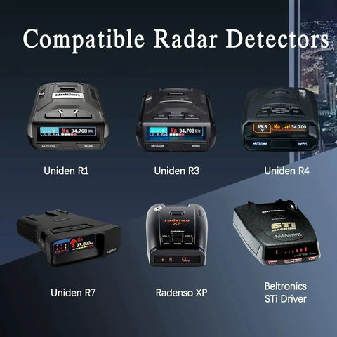 Compatible radar detectors with Replacement Radar Detector Cable USB to RJ11 Power Cord 5 Feet Long No Fuss 5V USB A Port.