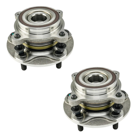 515202 Front Wheel Bearing And Hub Assembly Compatible With 2007 2021 Toyota Tundra And 2008 2022 Toyota Sequoia Two Piece Set
