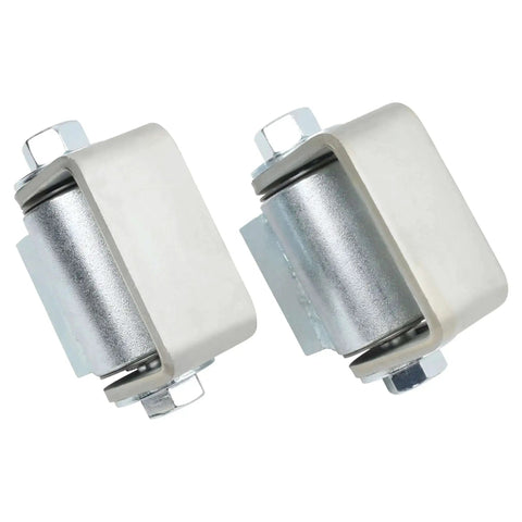 Two Pairs Heavy Duty Weld On Gate Hinges With Sealed Bearings, Adjustable 3.5 To 4 Inch Gap, Zinc Plated, Grade 5 3/4 Inch Bolts