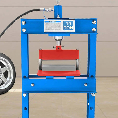12 Inch Press Brake Attachment For 12 And 20 Ton Hydraulic Presses 3 Sixteenth Inch Bending Thickness installed