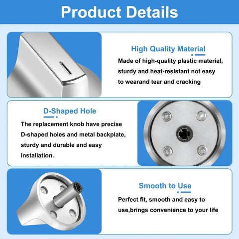 Product details of Easy Swap 5 Pack Gas Range Knob Replacements For Oven And Stove Controls Replaces W11122869 And W10850033