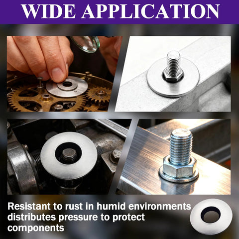 Ranstac bonded sealing washer 5/16x1-1/4, stainless steel with neoprene/EPDM core, for screws and bolts in DIY hardware