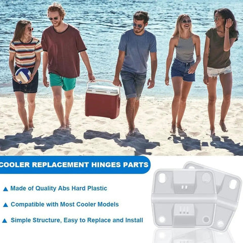 Heavy Duty Cooler Hinge Replacement Set With Steel Screws And High Load Capacity Durable Outdoor Gear Upgrade For Camping