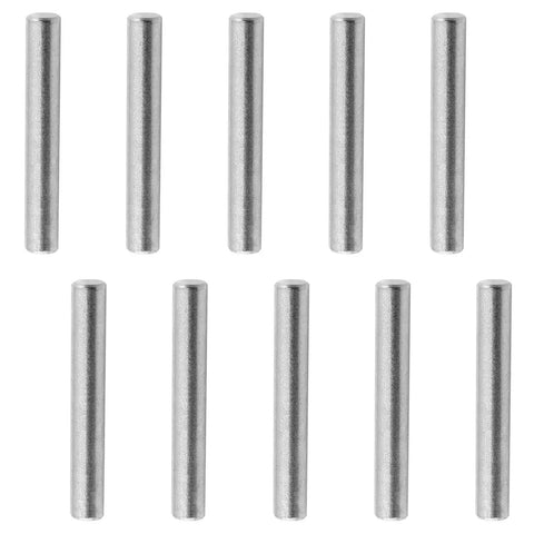 10 Pack Stainless Steel Shelf Dowel Pins 4x30mm Chamfered Ends For Easy Install Bunk Beds Cabinets And Shelves Smooth Silver Metal Pegs