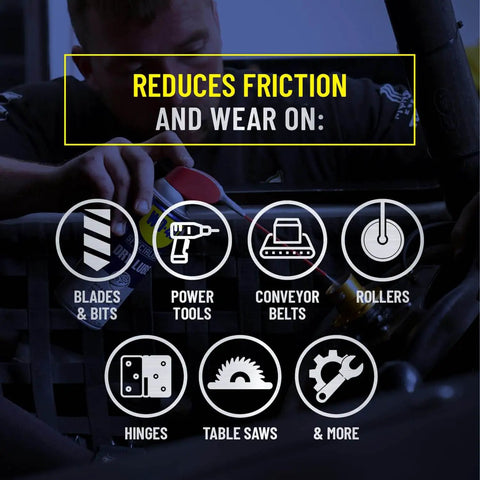 Specialist Dry Lube With Smart Straw PTFE Spray for Power Tools and Machinery Reduces Friction and Wear promotional image