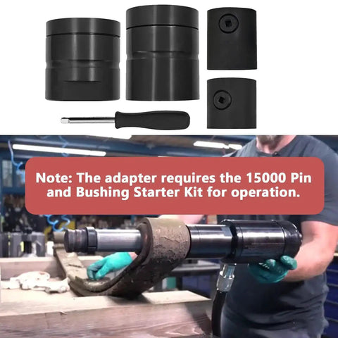 Leaf Spring Pin And Bushing Adapter Service Kit For 15000 Pin And Bushing Starter Kit Pro Grade with components displayed