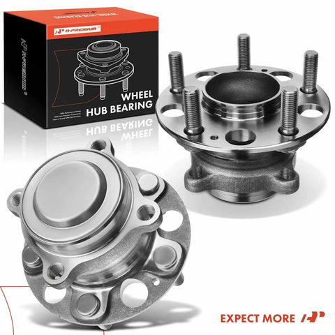 2X Rear Wheel Bearing And Hub Assembly For Honda Accord 2014 2020 FWD 5 Lug Compatible With Hybrid And Gas Models Replacement Set