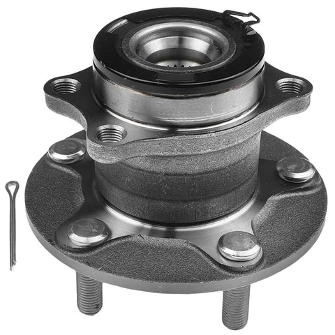 Rear Wheel Hub And Bearing Assembly Two Pack For Mitsubishi Outlander 3.0L 2007 2013 And 2.4L 2008 2013 Left Rear Driver Side And Right Rear Passenger Side, close-up view