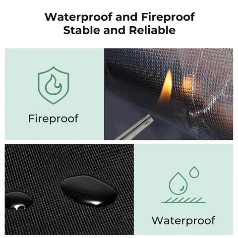 Laser Engraver Enclosure 2.0 With Vent Fireproof And Dustproof Protective Cover material showing fire and water resistance.