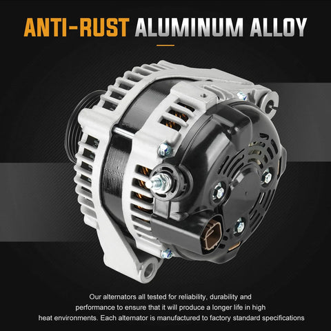 4.7L Alternator Plug And Play Drop In Ready For Toyota 4Runner Sequoia Tundra Pickup 2003 2009 Land Cruiser 2005 2007 Lexus GX470 LX470