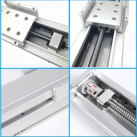 Go-To Heavy Duty Linear Stage Table With Four Inch Stroke For CNC Motion, Beefy 1605 Ball Screw, Fully Enclosed, Waterproof