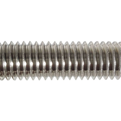 Close-up of 2-56 Thread Cup Point Socket Set Screws Full Thread Allen Drive 18-8 Stainless Steel Bright Finish Three Eighths Inch Length